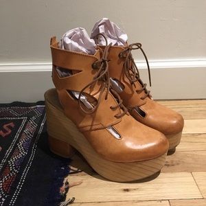 Free People Platform Clogs